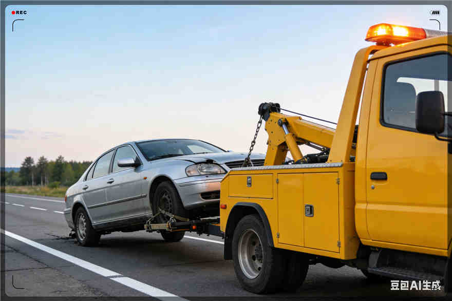 建华区拖车救援电话【案例】